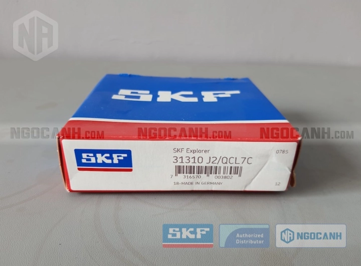 Vòng bi SKF 31310 J2/QCL7C chính hãng phân phối bởi SKF Ngọc Anh - Đại lý ủy quyền SKF Vòng bi SKF 31310 J2/QCL7C chính hãng phân phối bởi SKF Ngọc Anh - Đại lý ủy quyền SKF