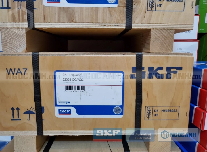 Vòng bi SKF 22332 CC/W33 chính hãng phân phối bởi SKF Ngọc Anh - Đại lý ủy quyền SKF Vòng bi SKF 22332 CC/W33 chính hãng phân phối bởi SKF Ngọc Anh - Đại lý ủy quyền SKF