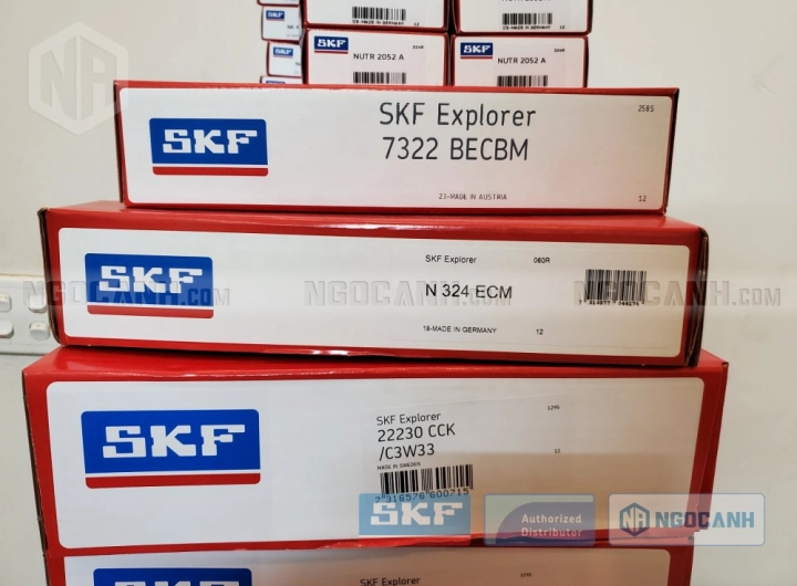 Vòng bi SKF N 324 ECM chính hãng phân phối bởi SKF Ngọc Anh - Đại lý ủy quyền SKF
