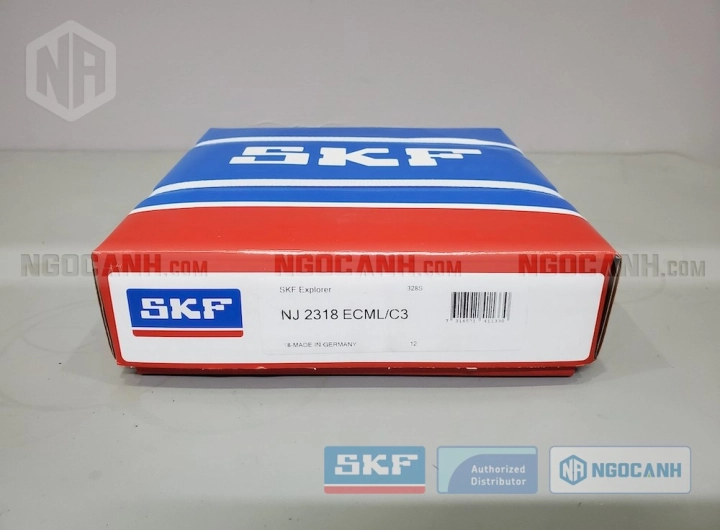 Vòng bi SKF NJ 2318 ECML/C3 chính hãng phân phối bởi SKF Ngọc Anh - Đại lý ủy quyền SKF Vòng bi SKF NJ 2318 ECML/C3 chính hãng phân phối bởi SKF Ngọc Anh - Đại lý ủy quyền SKF