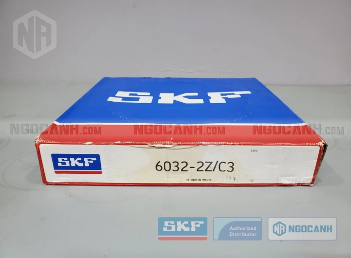 Vòng bi SKF 6032-2Z/C3 chính hãng phân phối bởi SKF Ngọc Anh - Đại lý ủy quyền SKF