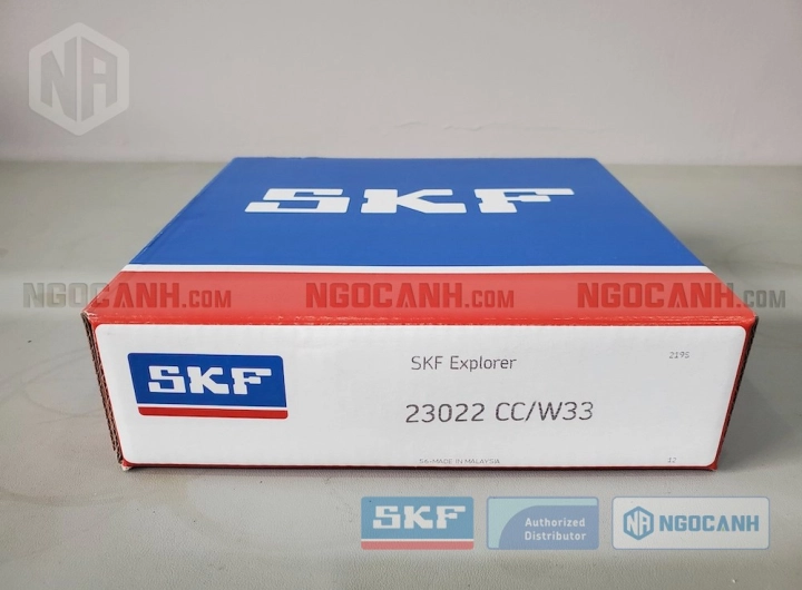 Vòng bi SKF 23022 CC/W33 chính hãng phân phối bởi SKF Ngọc Anh - Đại lý ủy quyền SKF Vòng bi SKF 23022 CC/W33 chính hãng phân phối bởi SKF Ngọc Anh - Đại lý ủy quyền SKF