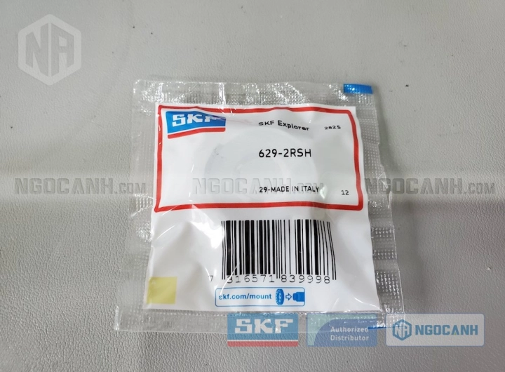 Vòng bi SKF 629-2RSH chính hãng phân phối bởi SKF Ngọc Anh - Đại lý ủy quyền SKF Vòng bi SKF 629-2RSH chính hãng phân phối bởi SKF Ngọc Anh - Đại lý ủy quyền SKF