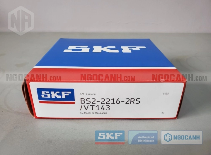 Vòng bi SKF BS2-2216-2RS/VT143 chính hãng phân phối bởi SKF Ngọc Anh - Đại lý ủy quyền SKF Vòng bi SKF BS2-2216-2RS/VT143 chính hãng phân phối bởi SKF Ngọc Anh - Đại lý ủy quyền SKF