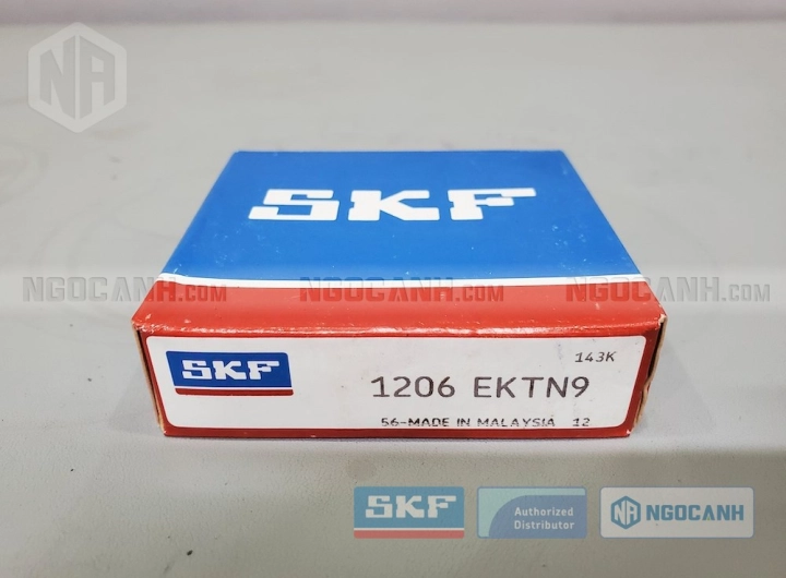 Vòng bi SKF 1206 EKTN9 chính hãng phân phối bởi SKF Ngọc Anh - Đại lý ủy quyền SKF Vòng bi SKF 1206 EKTN9 chính hãng phân phối bởi SKF Ngọc Anh - Đại lý ủy quyền SKF