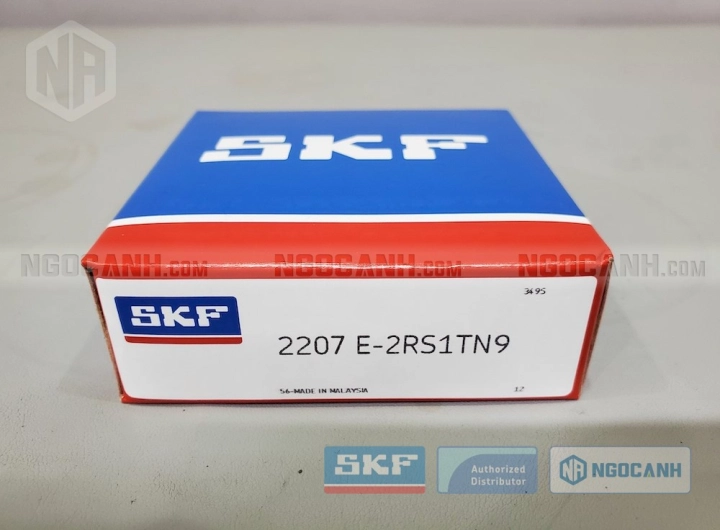 Vòng bi SKF 2207 E-2RS1TN9 chính hãng phân phối bởi SKF Ngọc Anh - Đại lý ủy quyền SKF