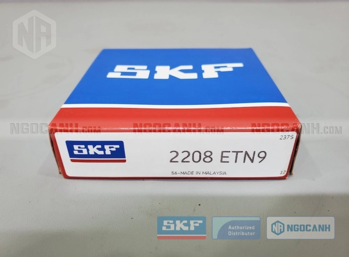 Vòng bi SKF 2208 ETN9 chính hãng phân phối bởi SKF Ngọc Anh - Đại lý ủy quyền SKF