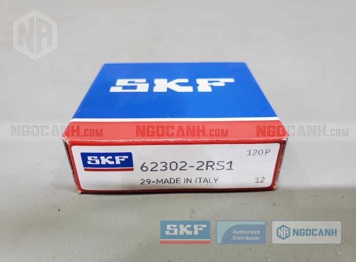 Vòng bi SKF 62302-2RS1 chính hãng phân phối bởi SKF Ngọc Anh - Đại lý ủy quyền SKF Vòng bi SKF 62302-2RS1 chính hãng phân phối bởi SKF Ngọc Anh - Đại lý ủy quyền SKF
