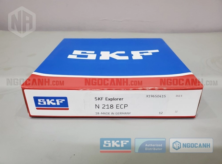 Vòng bi SKF N 218 ECP chính hãng phân phối bởi SKF Ngọc Anh - Đại lý ủy quyền SKF