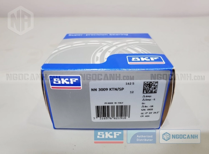 Vòng bi SKF NN 3009 KTN/SP chính hãng phân phối bởi SKF Ngọc Anh - Đại lý ủy quyền SKF