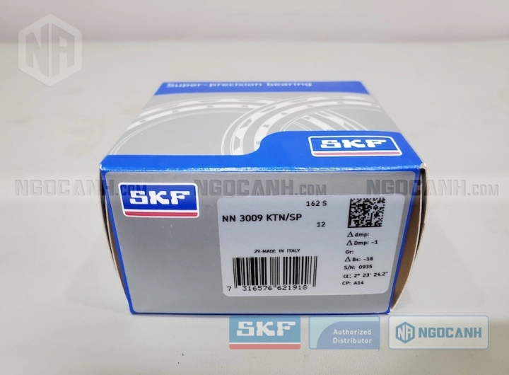 Vòng bi SKF NN 3009 KTN/SP chính hãng phân phối bởi SKF Ngọc Anh - Đại lý ủy quyền SKF Vòng bi SKF NN 3009 KTN/SP chính hãng phân phối bởi SKF Ngọc Anh - Đại lý ủy quyền SKF