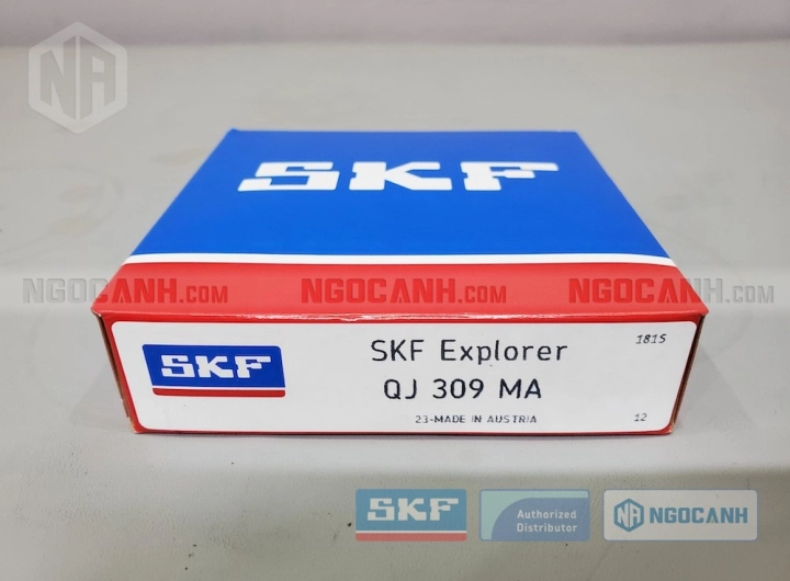 Vòng bi SKF QJ 309 MA chính hãng phân phối bởi SKF Ngọc Anh - Đại lý ủy quyền SKF Vòng bi SKF QJ 309 MA chính hãng phân phối bởi SKF Ngọc Anh - Đại lý ủy quyền SKF