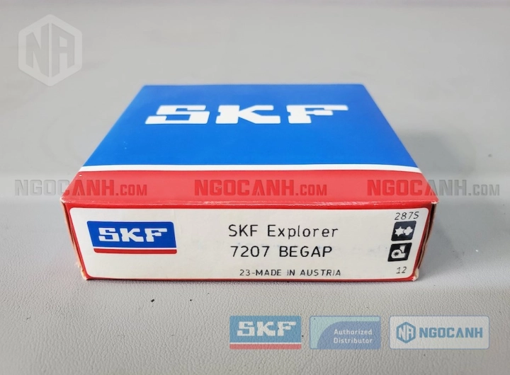 Vòng bi SKF 7207 BEGAP chính hãng phân phối bởi SKF Ngọc Anh - Đại lý ủy quyền SKF