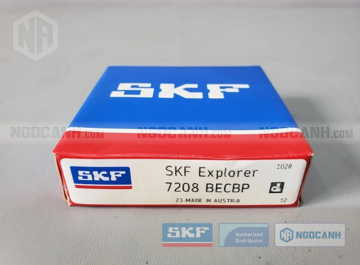 Vòng bi SKF 7208 BECBP chính hãng phân phối bởi SKF Ngọc Anh - Đại lý ủy quyền SKF