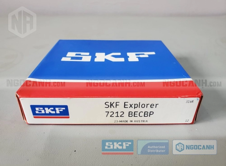 Vòng bi SKF 7212 BECBP chính hãng phân phối bởi SKF Ngọc Anh - Đại lý ủy quyền SKF Vòng bi SKF 7212 BECBP chính hãng phân phối bởi SKF Ngọc Anh - Đại lý ủy quyền SKF