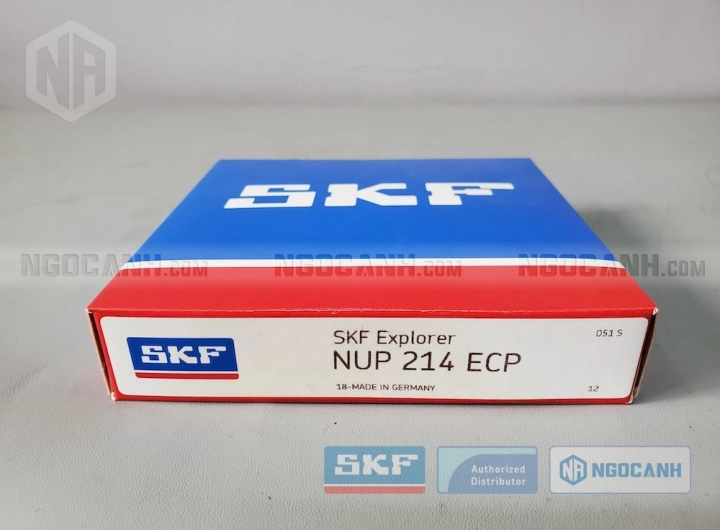 Vòng bi SKF NUP 214 ECP chính hãng phân phối bởi SKF Ngọc Anh - Đại lý ủy quyền SKF