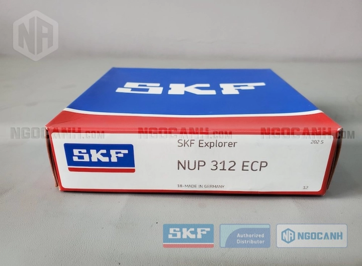 Vòng bi SKF NUP 312 ECP chính hãng phân phối bởi SKF Ngọc Anh - Đại lý ủy quyền SKF