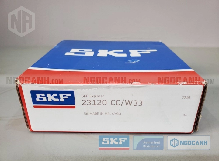 Vòng bi SKF 23120 CC/W33 chính hãng phân phối bởi SKF Ngọc Anh - Đại lý ủy quyền SKF Vòng bi SKF 23120 CC/W33 chính hãng phân phối bởi SKF Ngọc Anh - Đại lý ủy quyền SKF