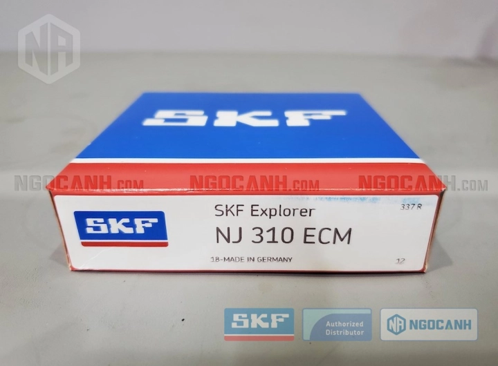 Vòng bi SKF NJ 310 ECM chính hãng phân phối bởi SKF Ngọc Anh - Đại lý ủy quyền SKF