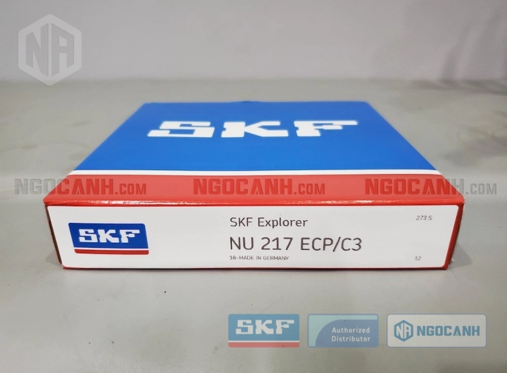 Vòng bi SKF NU 217 ECP/C3 chính hãng phân phối bởi SKF Ngọc Anh - Đại lý ủy quyền SKF