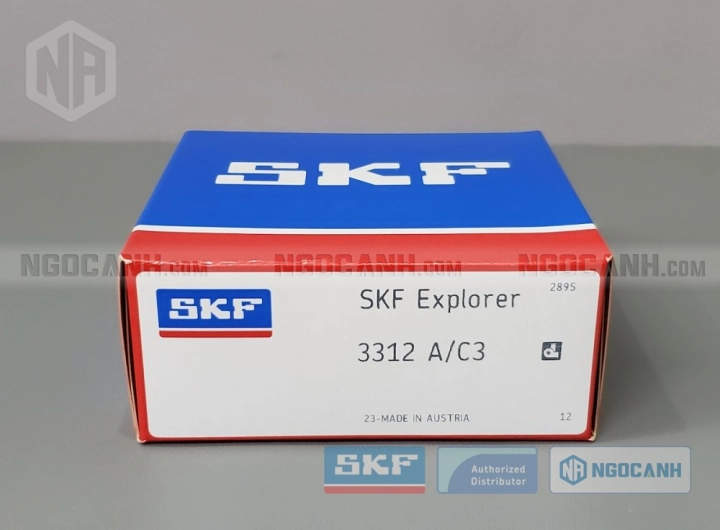 Vòng bi SKF 3312 A/C3 chính hãng phân phối bởi SKF Ngọc Anh - Đại lý ủy quyền SKF