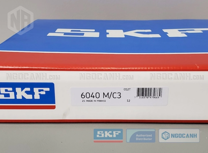 Vòng bi SKF 6040 M/C3 chính hãng phân phối bởi SKF Ngọc Anh - Đại lý ủy quyền SKF