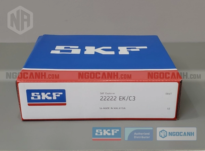 Vòng bi SKF 22222 EK/C3 chính hãng phân phối bởi SKF Ngọc Anh - Đại lý ủy quyền SKF Vòng bi SKF 22222 EK/C3 chính hãng phân phối bởi SKF Ngọc Anh - Đại lý ủy quyền SKF