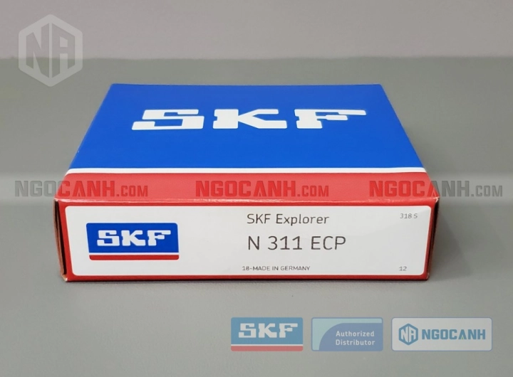 Vòng bi SKF N 311 ECP chính hãng phân phối bởi SKF Ngọc Anh - Đại lý ủy quyền SKF