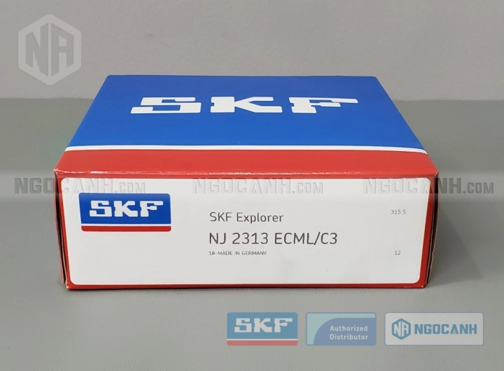 Vòng bi SKF NJ 2313 ECML/C3 chính hãng phân phối bởi SKF Ngọc Anh - Đại lý ủy quyền SKF Vòng bi SKF NJ 2313 ECML/C3 chính hãng phân phối bởi SKF Ngọc Anh - Đại lý ủy quyền SKF