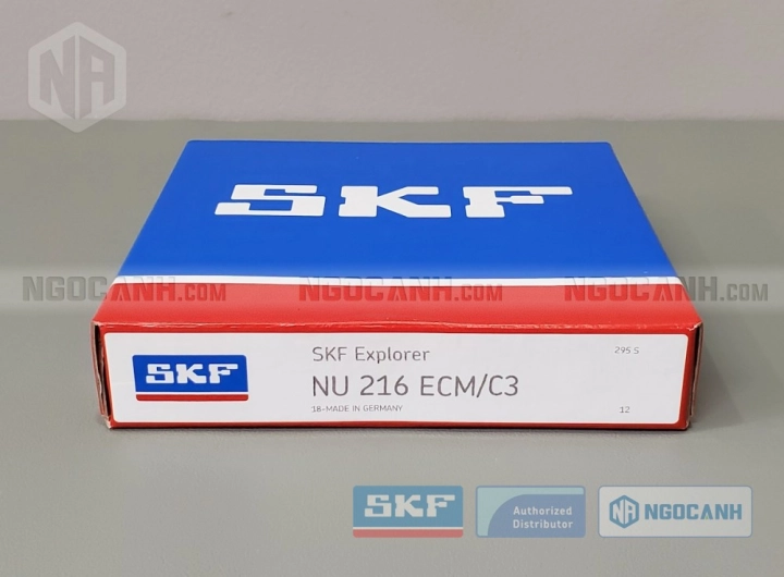 Vòng bi SKF NU 216 ECM/C3 chính hãng phân phối bởi SKF Ngọc Anh - Đại lý ủy quyền SKF