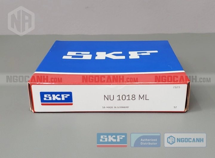 Vòng bi SKF NU 1018 ML chính hãng phân phối bởi SKF Ngọc Anh - Đại lý ủy quyền SKF