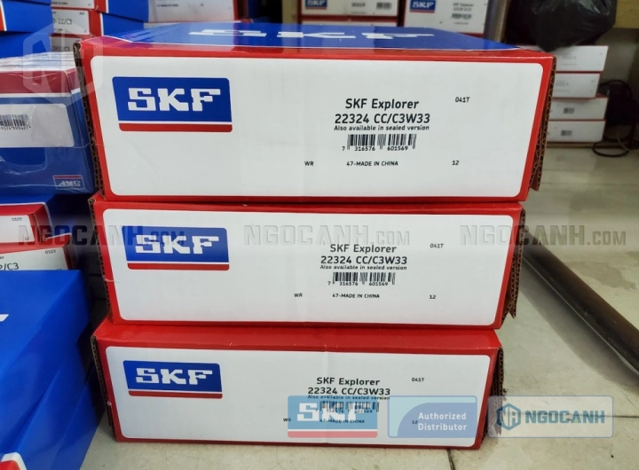 Vòng bi SKF 22324 CC/C3W33 chính hãng phân phối bởi SKF Ngọc Anh - Đại lý ủy quyền SKF Vòng bi SKF 22324 CC/C3W33 chính hãng phân phối bởi SKF Ngọc Anh - Đại lý ủy quyền SKF