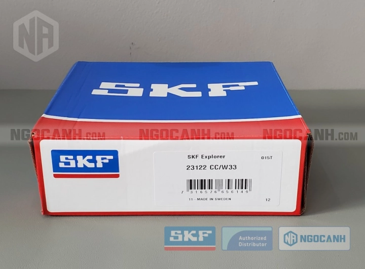 Vòng bi SKF 23122 CC/W33 chính hãng phân phối bởi SKF Ngọc Anh - Đại lý ủy quyền SKF Vòng bi SKF 23122 CC/W33 chính hãng phân phối bởi SKF Ngọc Anh - Đại lý ủy quyền SKF