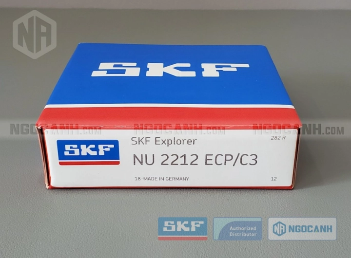 Vòng bi SKF NU 2212 ECP/C3 chính hãng phân phối bởi SKF Ngọc Anh - Đại lý ủy quyền SKF