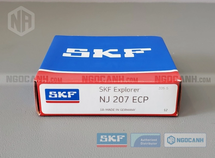 Vòng bi SKF NJ 207 ECP chính hãng phân phối bởi SKF Ngọc Anh - Đại lý ủy quyền SKF