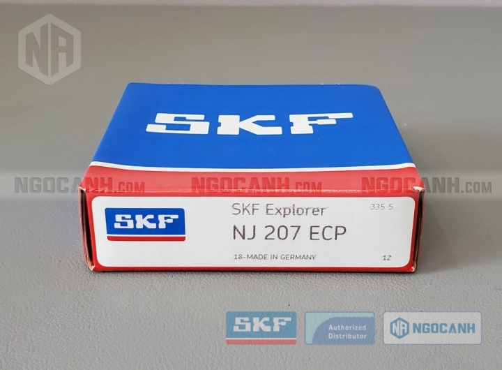 Vòng bi SKF NJ 207 ECP chính hãng phân phối bởi SKF Ngọc Anh - Đại lý ủy quyền SKF Vòng bi SKF NJ 207 ECP chính hãng phân phối bởi SKF Ngọc Anh - Đại lý ủy quyền SKF