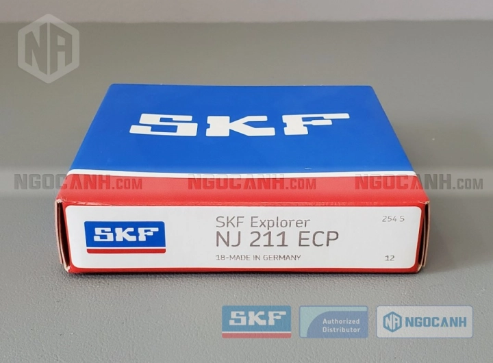 Vòng bi SKF NJ 211 ECP chính hãng phân phối bởi SKF Ngọc Anh - Đại lý ủy quyền SKF Vòng bi SKF NJ 211 ECP chính hãng phân phối bởi SKF Ngọc Anh - Đại lý ủy quyền SKF