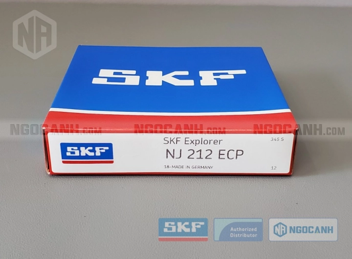 Vòng bi SKF NJ 212 ECP chính hãng phân phối bởi SKF Ngọc Anh - Đại lý ủy quyền SKF Vòng bi SKF NJ 212 ECP chính hãng phân phối bởi SKF Ngọc Anh - Đại lý ủy quyền SKF