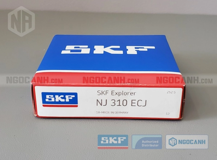 Vòng bi SKF NJ 310 ECJ chính hãng phân phối bởi SKF Ngọc Anh - Đại lý ủy quyền SKF