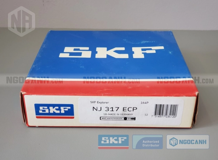 Vòng bi SKF NJ 317 ECP chính hãng phân phối bởi SKF Ngọc Anh - Đại lý ủy quyền SKF Vòng bi SKF NJ 317 ECP chính hãng phân phối bởi SKF Ngọc Anh - Đại lý ủy quyền SKF