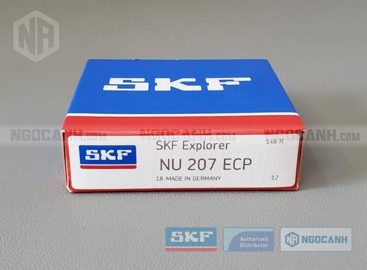 Vòng bi SKF NU 207 ECP chính hãng phân phối bởi SKF Ngọc Anh - Đại lý ủy quyền SKF