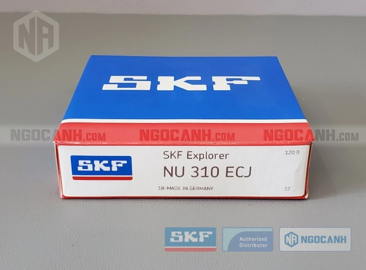 Vòng bi SKF NU 310 ECJ chính hãng phân phối bởi SKF Ngọc Anh - Đại lý ủy quyền SKF
