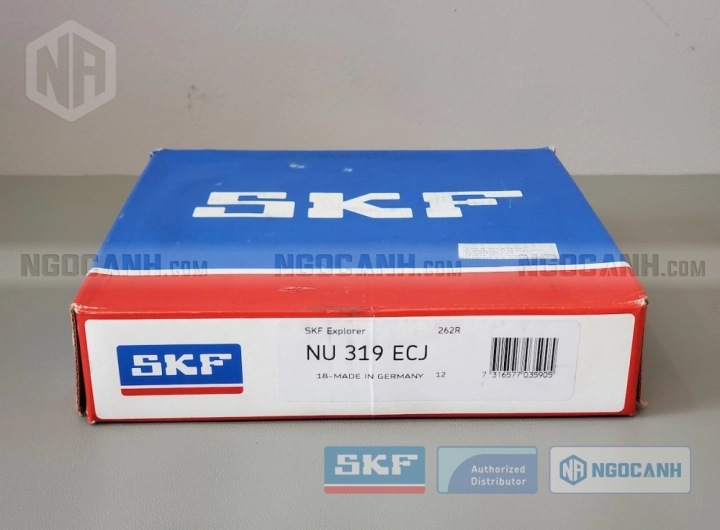 Vòng bi SKF NU 319 ECJ chính hãng phân phối bởi SKF Ngọc Anh - Đại lý ủy quyền SKF Vòng bi SKF NU 319 ECJ chính hãng phân phối bởi SKF Ngọc Anh - Đại lý ủy quyền SKF