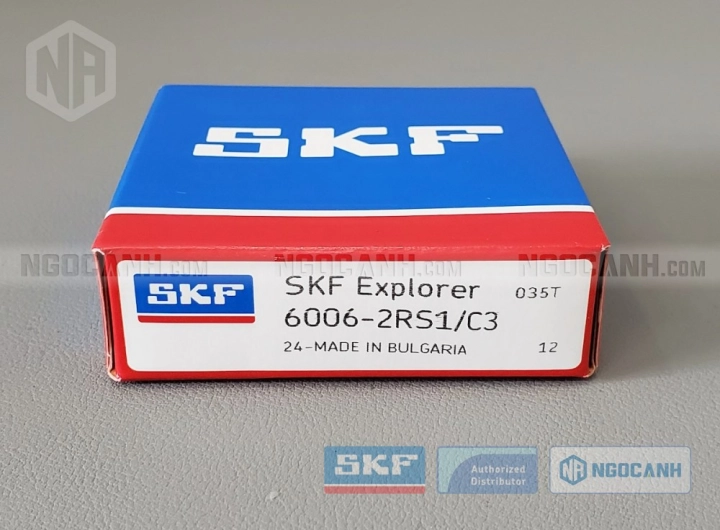 Vòng bi SKF 6006-2RS1/C3 chính hãng phân phối bởi SKF Ngọc Anh - Đại lý ủy quyền SKF