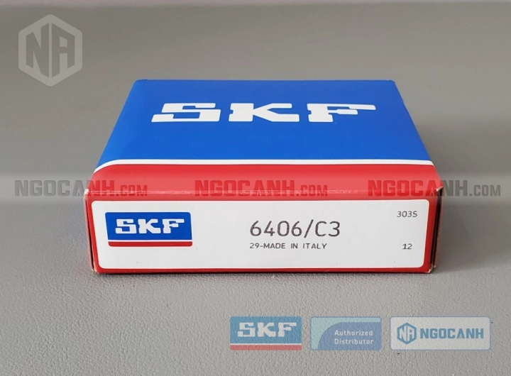 Vòng bi SKF 6406/C3 chính hãng phân phối bởi SKF Ngọc Anh - Đại lý ủy quyền SKF