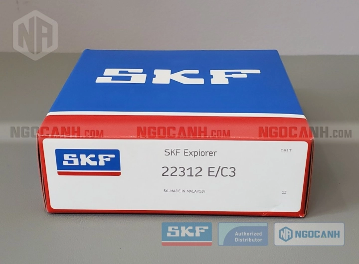 Vòng bi SKF 22312 E/C3 chính hãng phân phối bởi SKF Ngọc Anh - Đại lý ủy quyền SKF Vòng bi SKF 22312 E/C3 chính hãng phân phối bởi SKF Ngọc Anh - Đại lý ủy quyền SKF