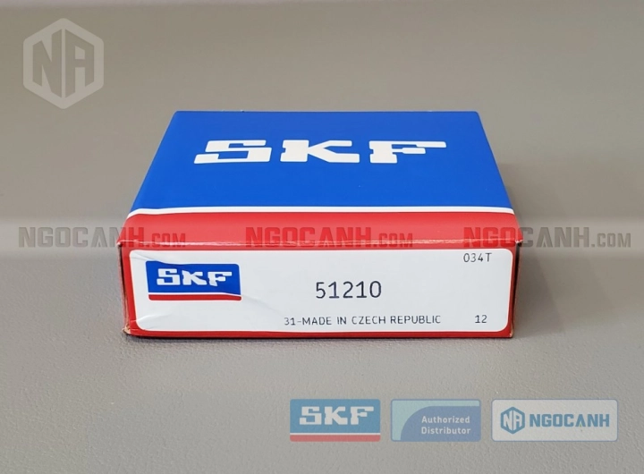 Vòng bi SKF 51210 chính hãng phân phối bởi SKF Ngọc Anh - Đại lý ủy quyền SKF