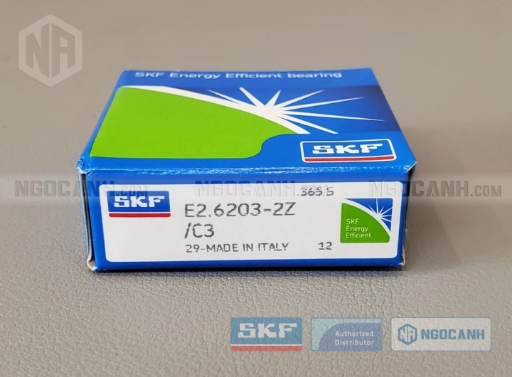 Vòng bi SKF E2.6203-2Z/C3 chính hãng phân phối bởi SKF Ngọc Anh - Đại lý ủy quyền SKF