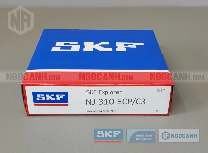 Vòng bi SKF NJ 310 ECP/C3 chính hãng phân phối bởi SKF Ngọc Anh - Đại lý ủy quyền SKF