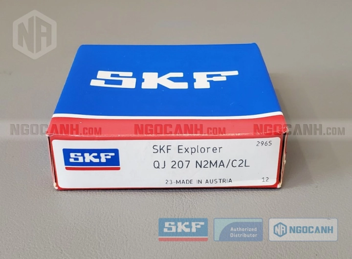 Vòng bi SKF QJ 207 N2MA/C2L chính hãng phân phối bởi SKF Ngọc Anh - Đại lý ủy quyền SKF Vòng bi SKF QJ 207 N2MA/C2L chính hãng phân phối bởi SKF Ngọc Anh - Đại lý ủy quyền SKF